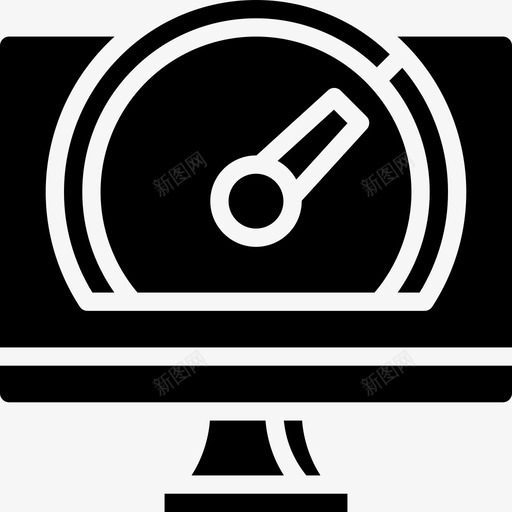 监视器计算机57实心图标svg_新图网 https://ixintu.com 实心 监视器 计算机