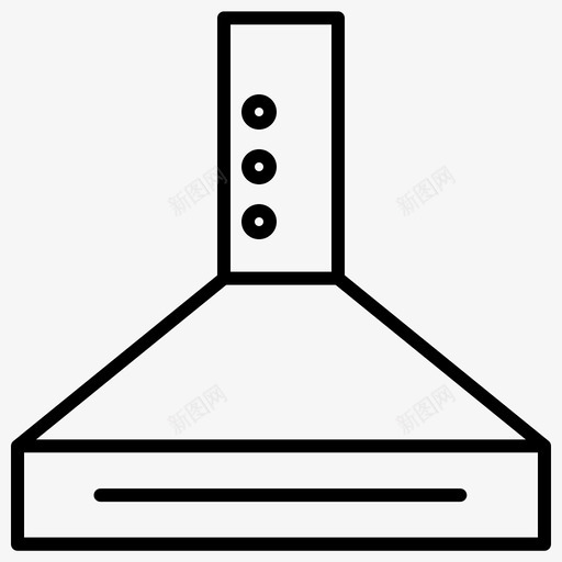 提取器厨房137轮廓图标svg_新图网 https://ixintu.com 厨房 提取 轮廓