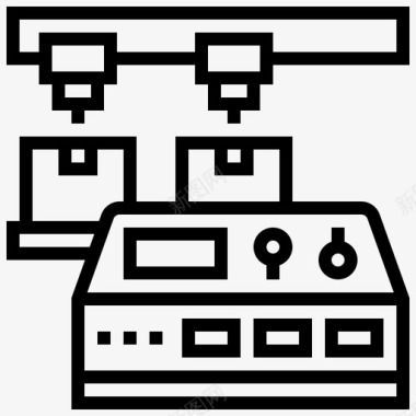 控制台批量生产15线性图标图标