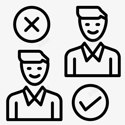 组取消好图标svg_新图网 https://ixintu.com 取消 大纲 工作 常规 找工作 查找 用户