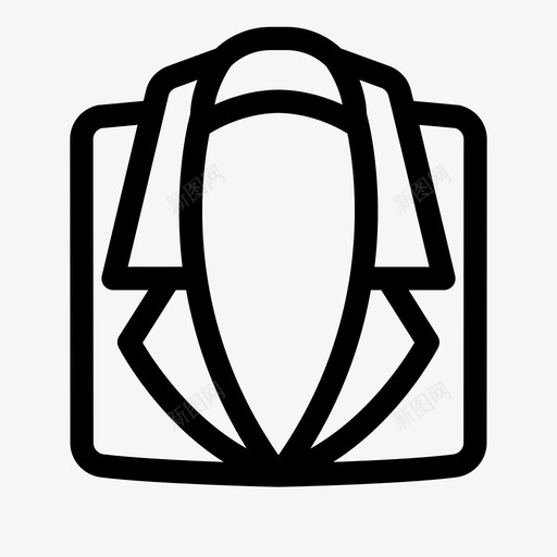 西服电子商务时尚图标svg_新图网 https://ixintu.com 时尚 概述 电子商务 西服 购物