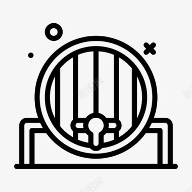 桶装饮料37线性图标图标