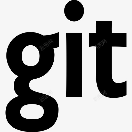 Git社交徽标2填充图标svg_新图网 https://ixintu.com Git 填充 徽标 社交