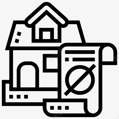 房地产契据208直系图标图标