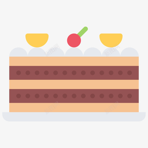 蛋糕44号咖啡厅平的图标svg_新图网 https://ixintu.com 44号 咖啡厅 平的 蛋糕