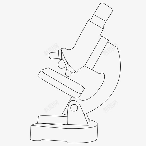 显微镜生物学科学图标svg_新图网 https://ixintu.com 大学 教育 显微镜 生物学 科学