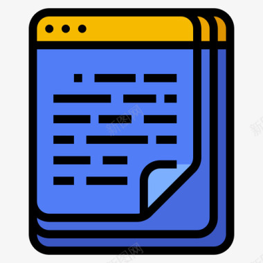 Txt文件和文件夹24线性颜色图标图标