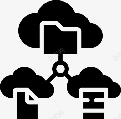 云计算信息技术11填充图标图标
