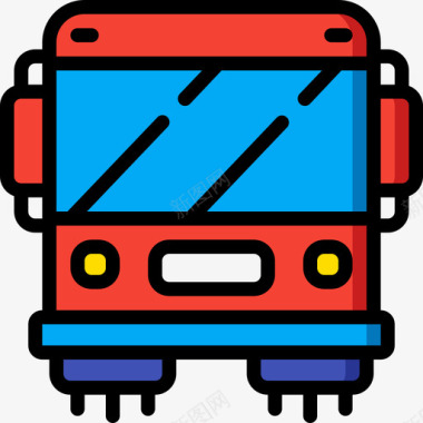 巴士未来交通1线颜色图标图标
