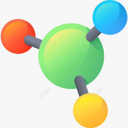 分子教育277颜色图标svg_新图网 https://ixintu.com 分子 教育 颜色