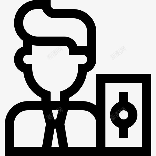 银行家工作12直系图标svg_新图网 https://ixintu.com 工作 直系 银行家