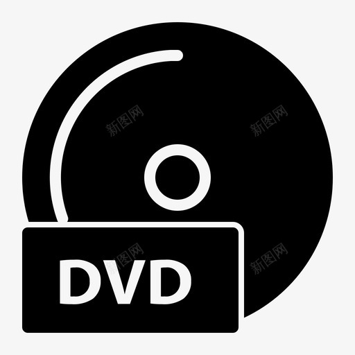 dvd音频光盘图标svg_新图网 https://ixintu.com dvd 光盘 多媒体 电影 音乐 音频