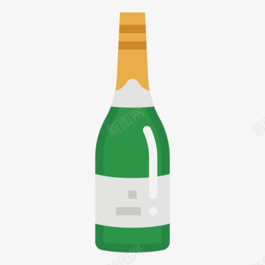 香槟87号酒吧平的图标图标