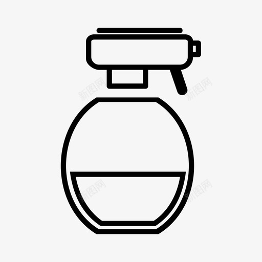 清洁瓶子喷雾瓶图标svg_新图网 https://ixintu.com 喷雾 清洁 清洗 瓶子