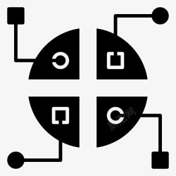 立体地图图标立体地图立体网络工程图标高清图片