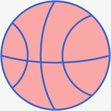 篮球篮球59线颜色图标图标