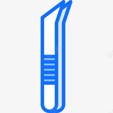 镊子医疗器械28蓝色图标图标