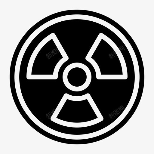 辐射工厂设备3固体图标svg_新图网 https://ixintu.com 固体 工厂 设备 辐射