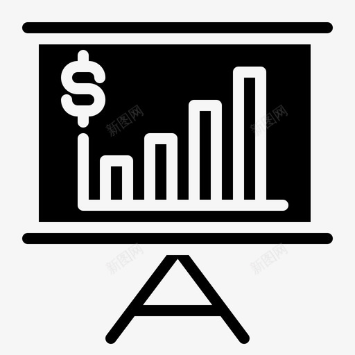 条形图商业和金融116填充图标svg_新图网 https://ixintu.com 商业 填充 条形图 金融