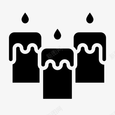 蜡烛生日134铭文图标图标