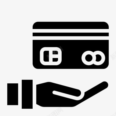 信用卡送货144充值图标图标