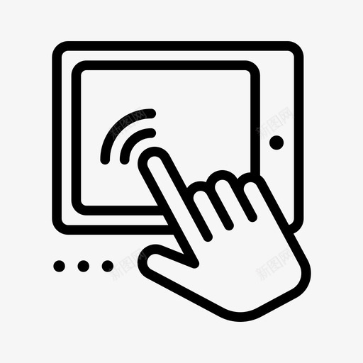 Tap社交媒体148直系图标svg_新图网 https://ixintu.com Tap 媒体 直系 社交