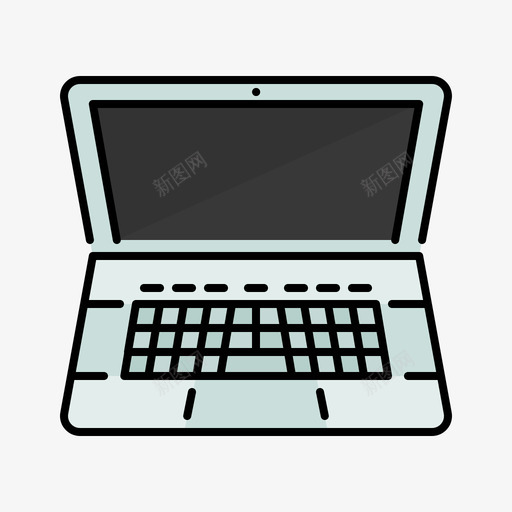 Macbook苹果产品1线性颜色图标svg_新图网 https://ixintu.com Macbook 产品 线性 苹果 颜色