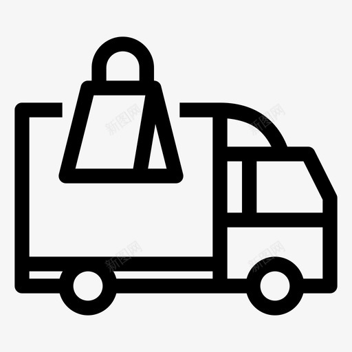 送货商务营销图标svg_新图网 https://ixintu.com 商务 营销 购物 运输 送货