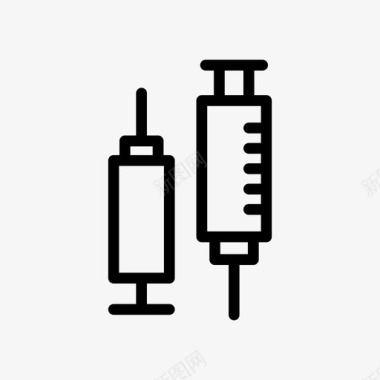 疫苗药物注射剂图标图标