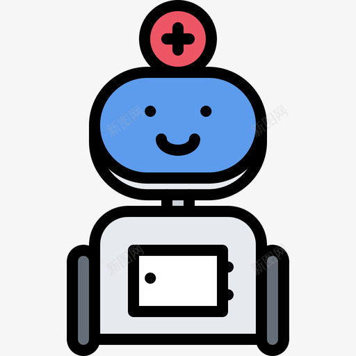 机器人医疗技术9彩色图标svg_新图网 https://ixintu.com 医疗 彩色 技术 机器人
