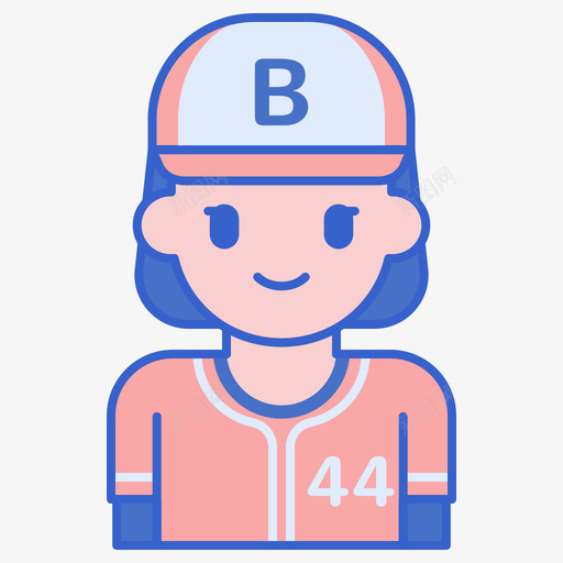 棒球运动员棒球79线颜色图标svg_新图网 https://ixintu.com 棒球 棒球运动 运动员 颜色