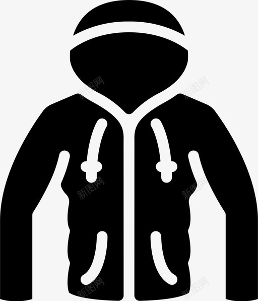 外套冬装8填充图标svg_新图网 https://ixintu.com 冬装 填充 外套