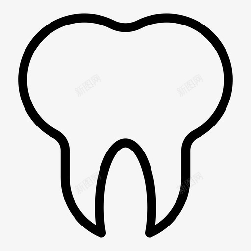 牙齿医疗口腔图标svg_新图网 https://ixintu.com 一卷 医疗 口腔 器官 图标 牙齿 用户界面 第一 线图 网络