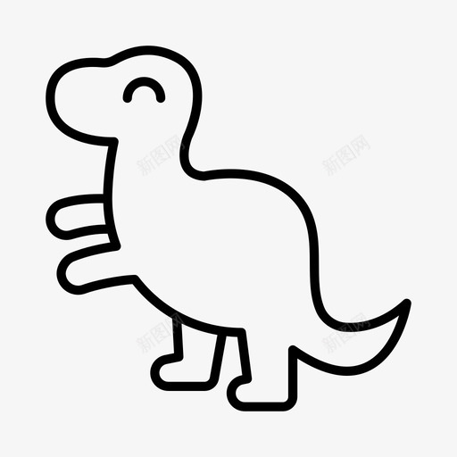 迅猛龙恐龙侏罗纪公园图标svg_新图网 https://ixintu.com 三叠 侏罗纪 公园 史前 恐龙 迅猛