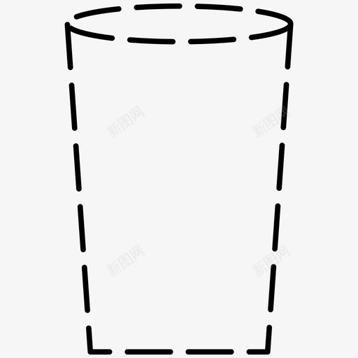 杯子玻璃水图标svg_新图网 https://ixintu.com 图标 杯子 玻璃 虚线 饮料