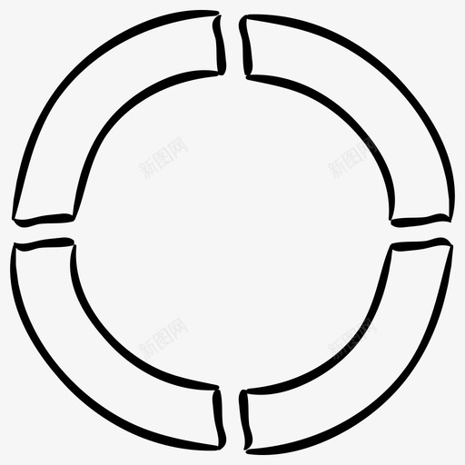 甜甜圈图表信息图形元素手绘图标信息图形svg_新图网 https://ixintu.com 信息 元素 图形 图标 图表 手绘 甜甜圈