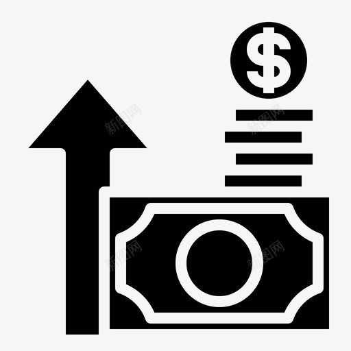 货币增长银行和金融36稳健图标svg_新图网 https://ixintu.com 增长 稳健 货币 金融 银行