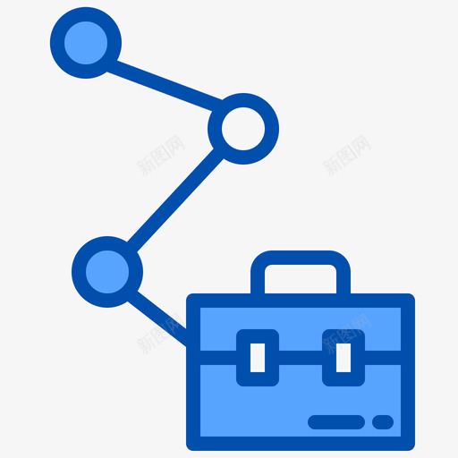 事业简历31蓝色图标svg_新图网 https://ixintu.com 事业 简历 蓝色