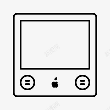 Emac苹果产品线性图标图标