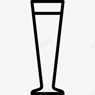 饮料啤酒杯工艺图标图标
