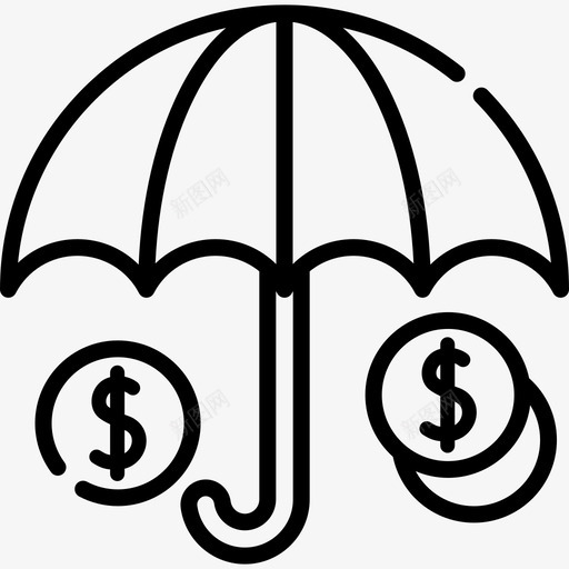 保险税24直系图标svg_新图网 https://ixintu.com 保险 直系