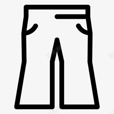 裤子时尚女式图标图标