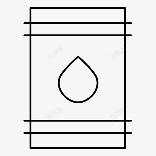 油桶环保易燃图标svg_新图网 https://ixintu.com 易燃 油桶 燃料 环保 环境 生态 细线