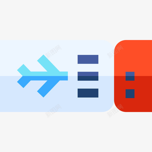飞机票166机场平的图标svg_新图网 https://ixintu.com 平的 机场 飞机票