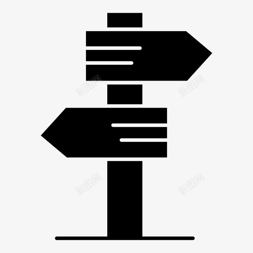 方向标牌导航图标svg_新图网 https://ixintu.com 导航 方向 标牌 酒吧 餐厅