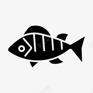 鲈鱼动物鱼图标图标