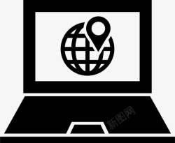 全球网全球互联网全球网络全球搜索图标高清图片