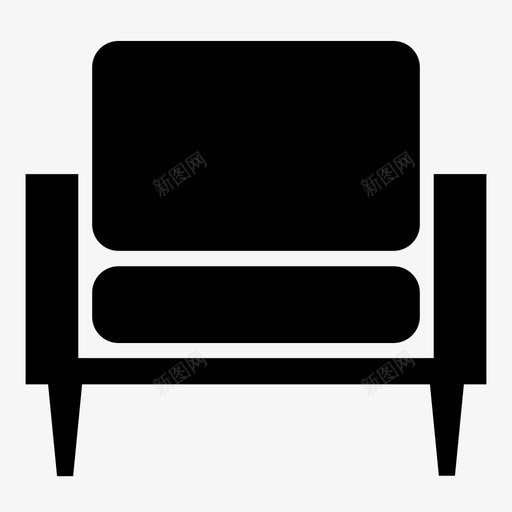 中世纪椅子广告狂人中世纪图标svg_新图网 https://ixintu.com 中世纪 坐下 家具 广告 放松 椅子 狂人