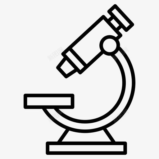 光学显微镜实验室设备科学显微镜图标svg_新图网 https://ixintu.com 光学 图标 实验室 工具 当铺 显微镜 研究 科学 线图 设备