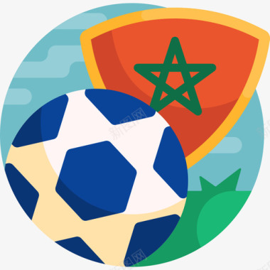足球摩洛哥16平局图标图标
